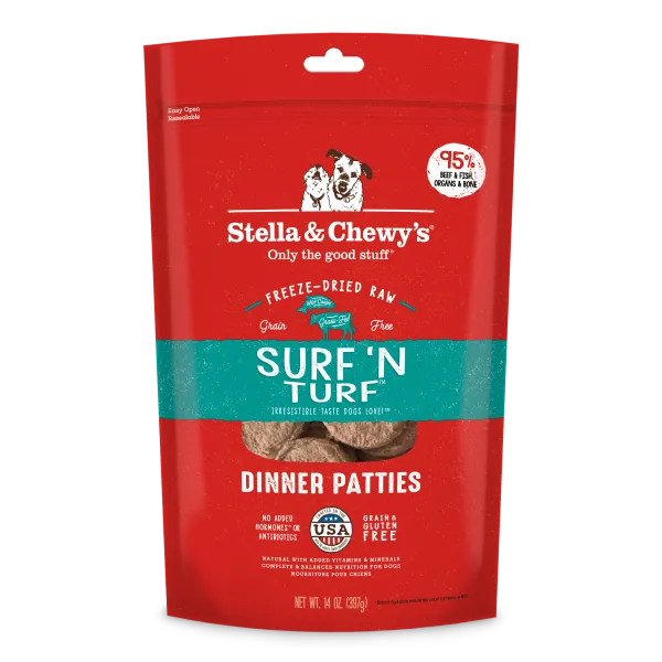 S&C | Dog - FD Surf & Turf Patties 14-oz