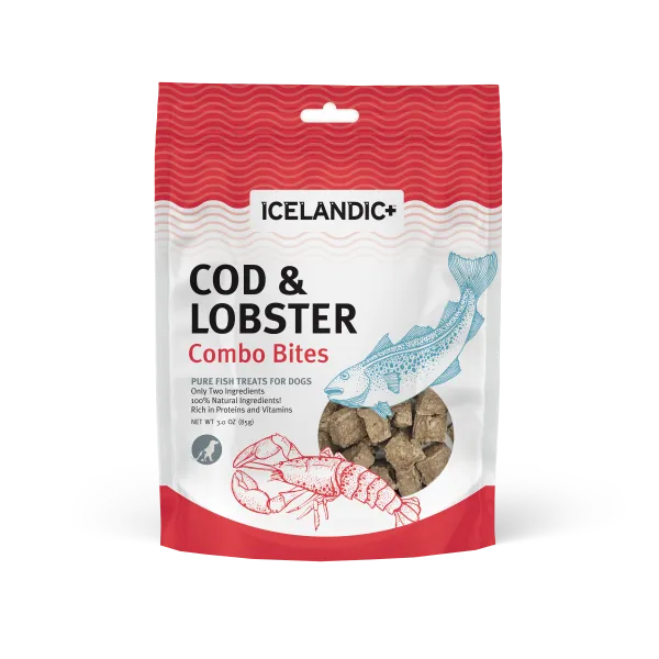 Icelandic+ | Fish Treat Cod & Lobster Combo 3-oz