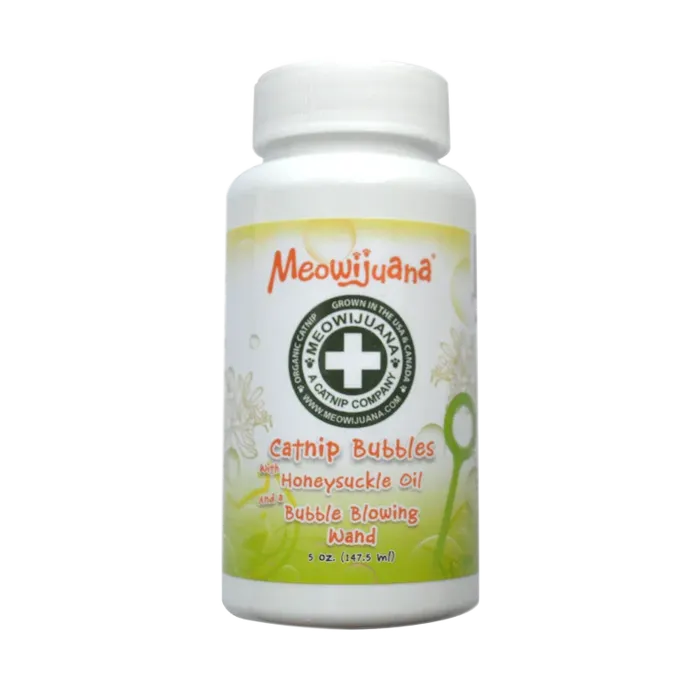 Meowijuana | Catnip Bubbles w/ Honeysuckle 5-oz