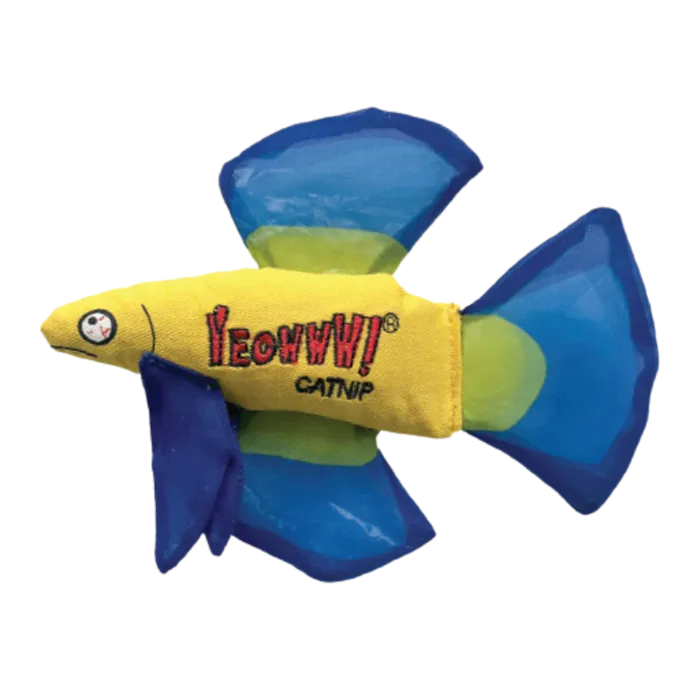 Yeowww! | Catnip Mo'-Betta Fish Blue