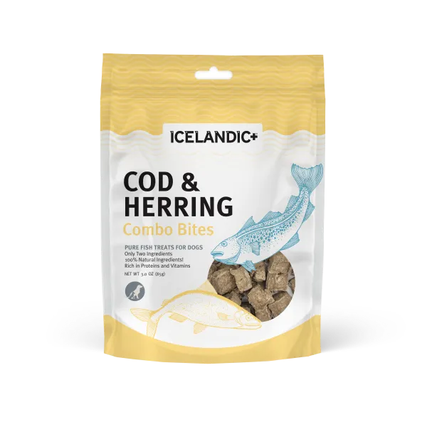 Icelandic+ | Cod & Herring Combo Bites 3-oz