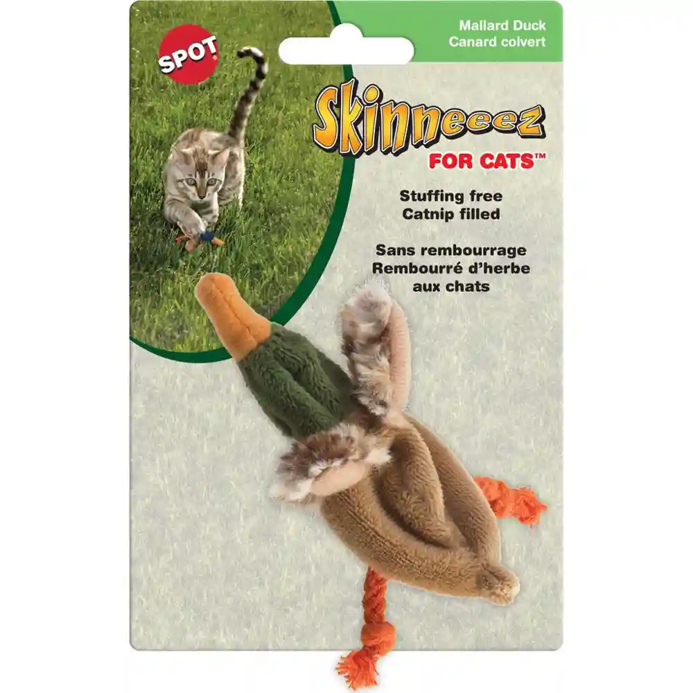 Ethical | Cat - Skinneeez Duck With Catnip 3"