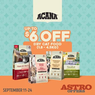 ACANA | Dollars OFF…