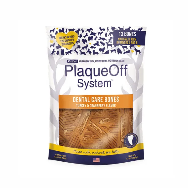 ProDen | Dog - Plaqueoff Dental Bone Trky 482g