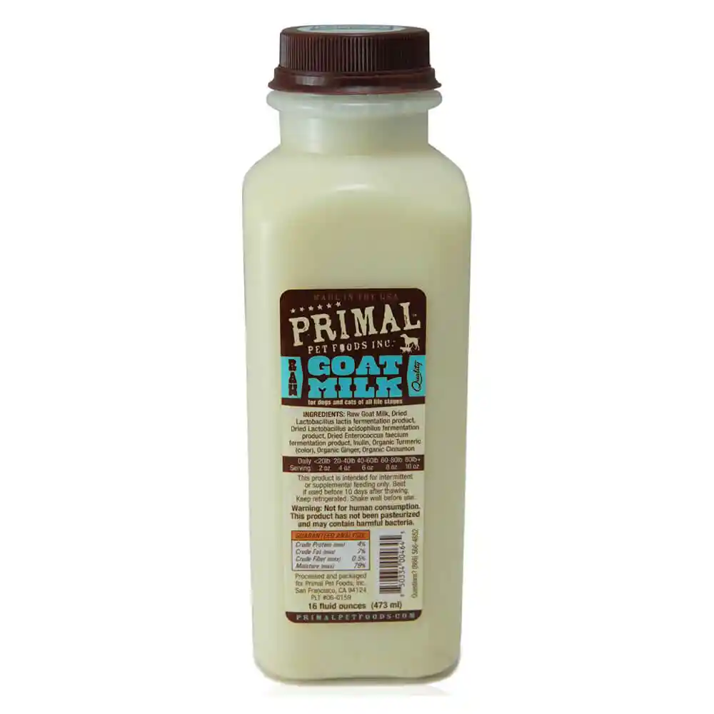 Primal | Frozen Raw Goat Milk Pint 16-oz
