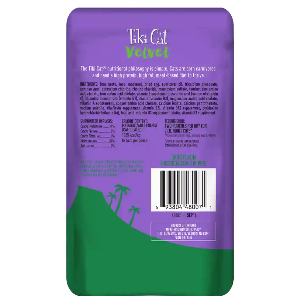 Tiki Cat | Velvet Mousse Tuna & Mackerel 12/2.8-oz
