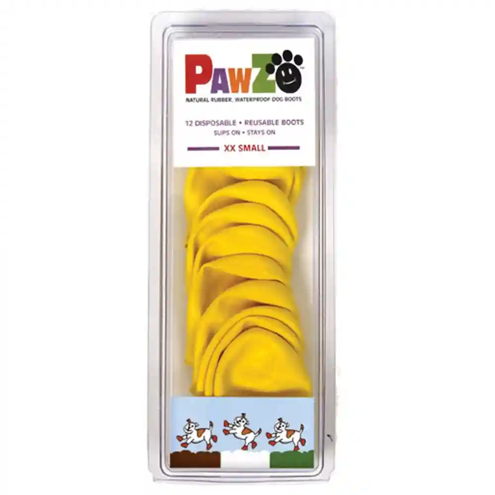 Pawz | Boots XXSmall to 1.5" Yellow 12 pk