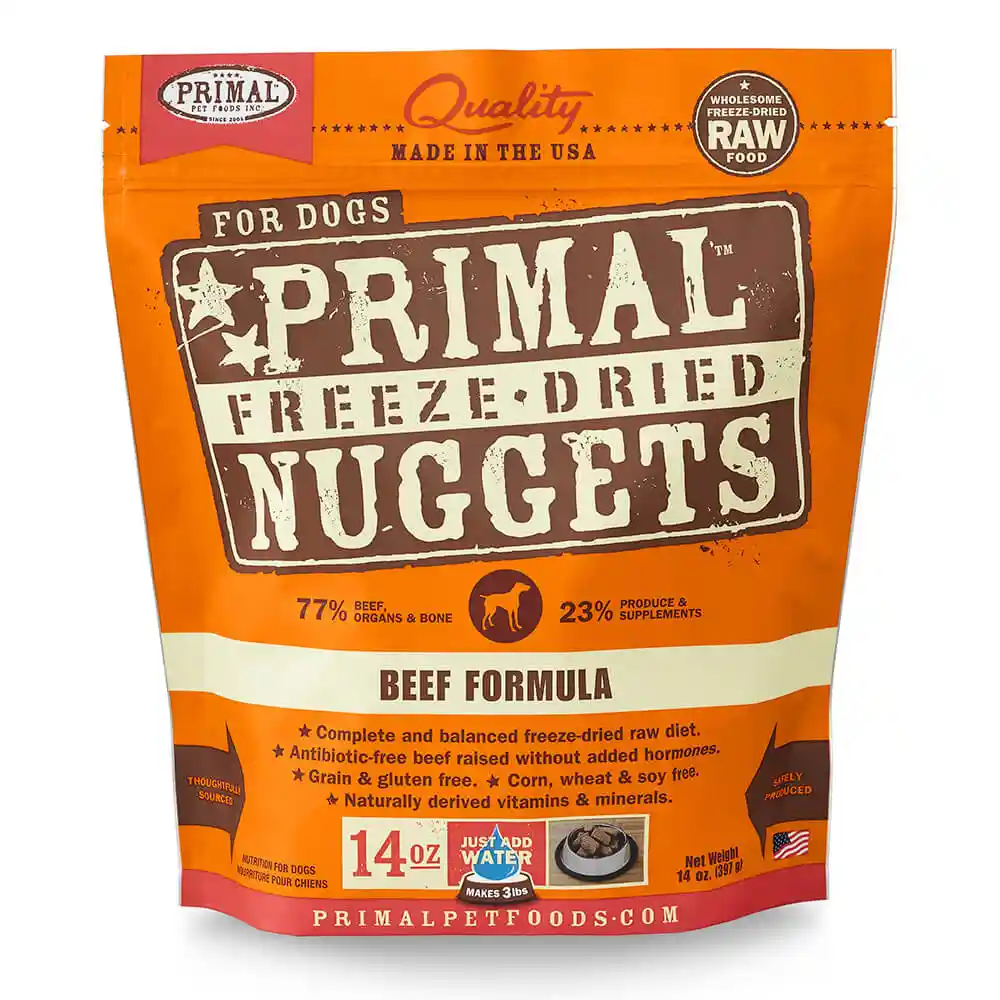 Primal | Dog - FD Nuggets Beef 14-oz
