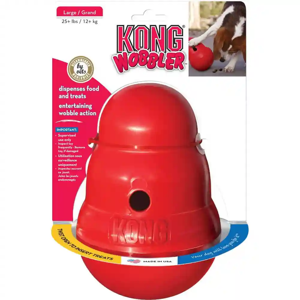 KONG | Wobbler Dispenser Large Red