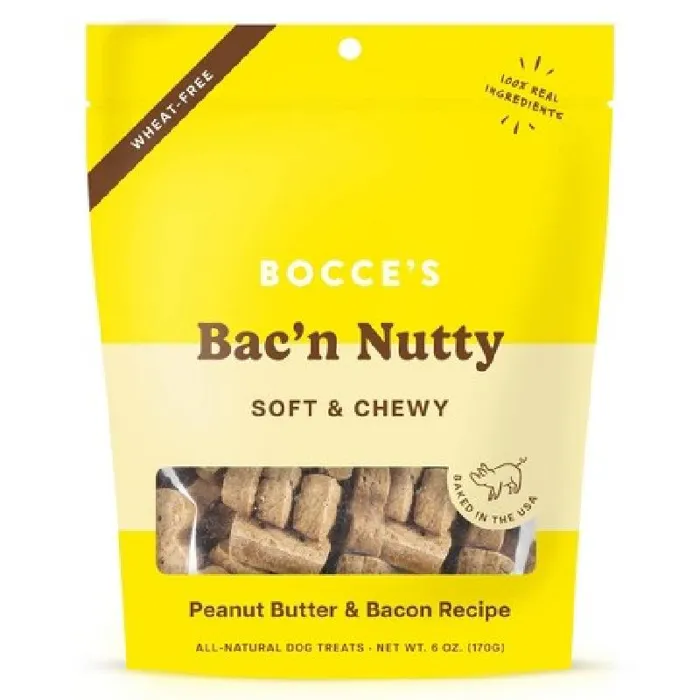Bocce's | Dog Chewy Bac'Nutty 6oz