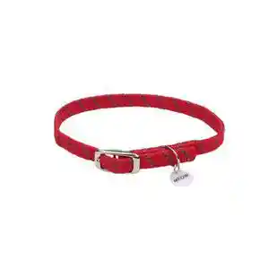 Elasta Cat | Reflective Safety Collar Red 10"