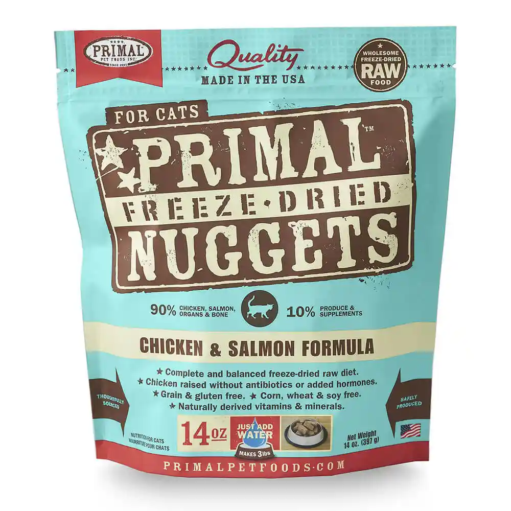 Primal | Cat - FD Nuggets Chicken & Salmon 14oz