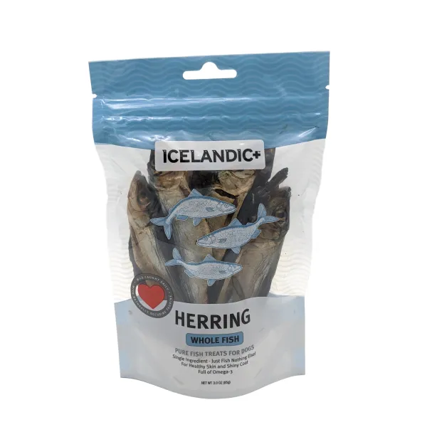 Icelandic+ | Herring Whole Fish Treats 3-oz