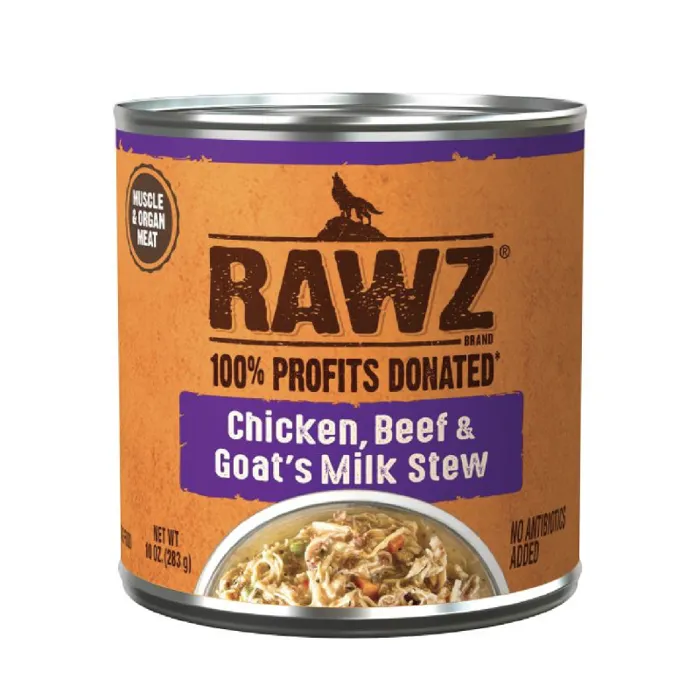 Rawz | Dog Stew Beef Goats Milk 10oz (12)