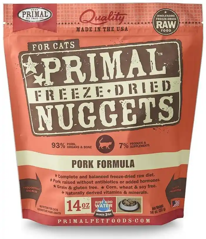 Primal | Cat - FD Nuggets Pork 5.5-oz