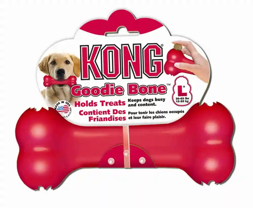 KONG | Goodie Bone Red Large