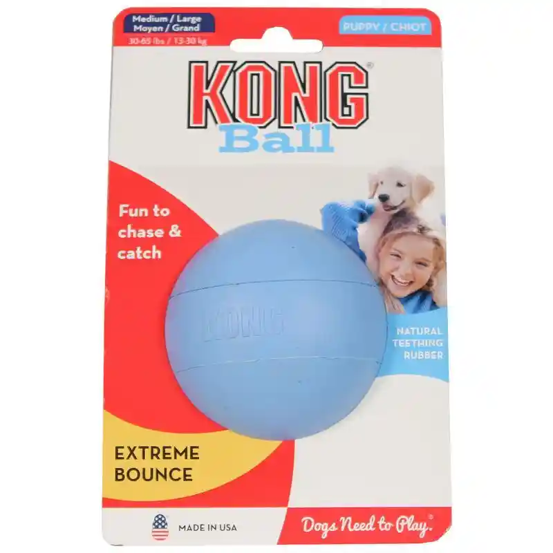 KONG | Puppy Ball w/ Hole Medium/Large