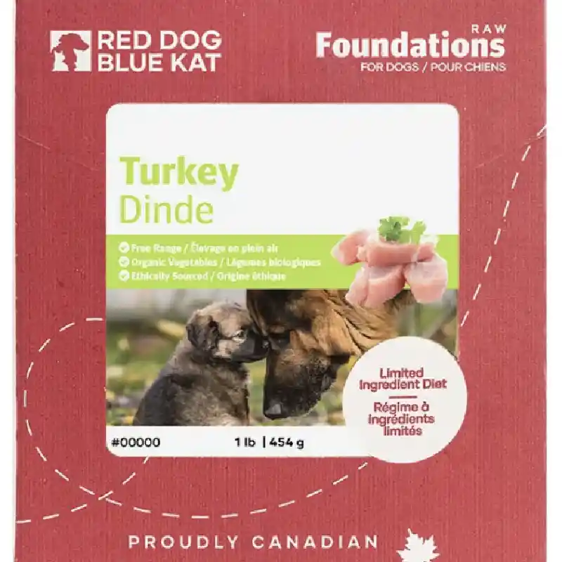 RDBK | Dog - Foundations Turkey 12x1lb Bulk