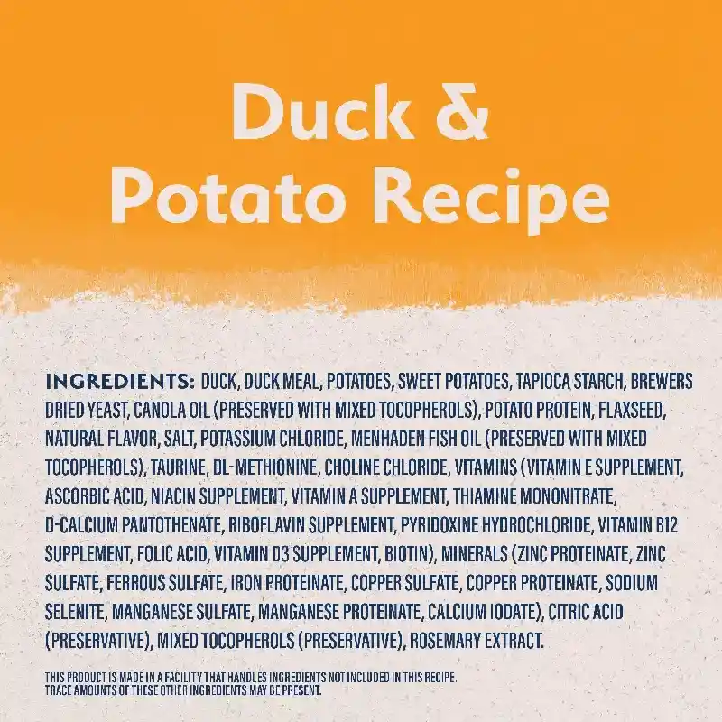 NB | Dog - Duck & Potato Adult 4-lb
