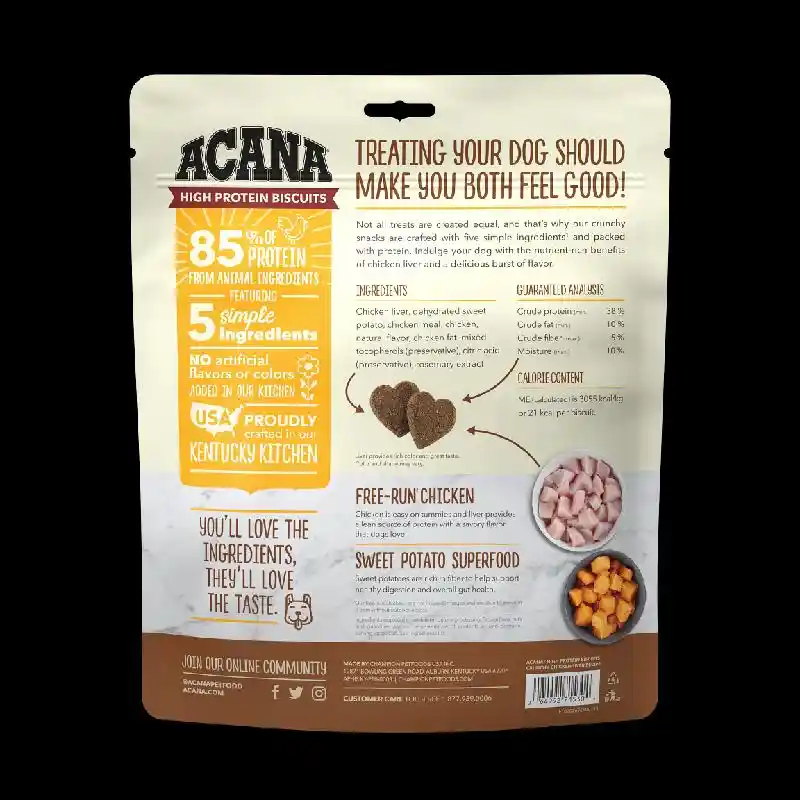 Acana | Crunchy Biscuits Chicken Liver Small (DNO)