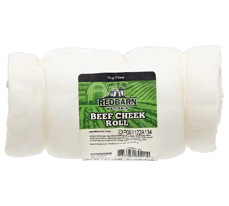 Redbarn | Beef Cheek Roll Small/Medium 25ct