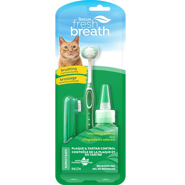TropiClean | Cat - Fresh Breath Oral Care Kit