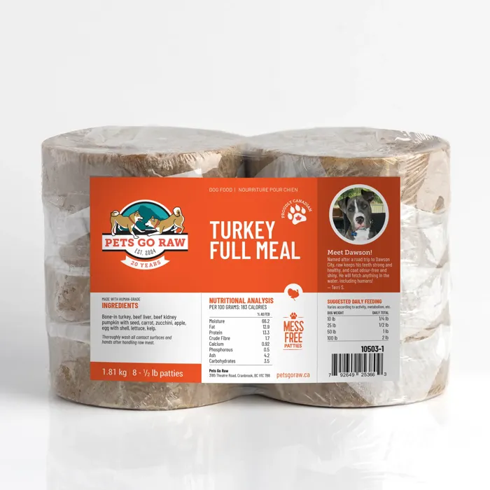 PGR | Dog - Trky FM Patties 24-lb (New)
