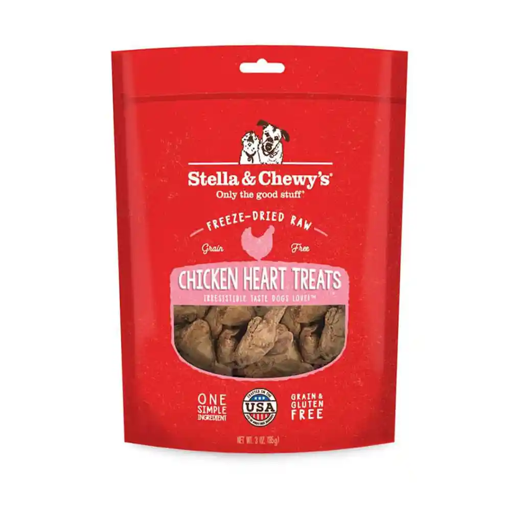 S&C | Dog - FD Chicken Heart 3-oz