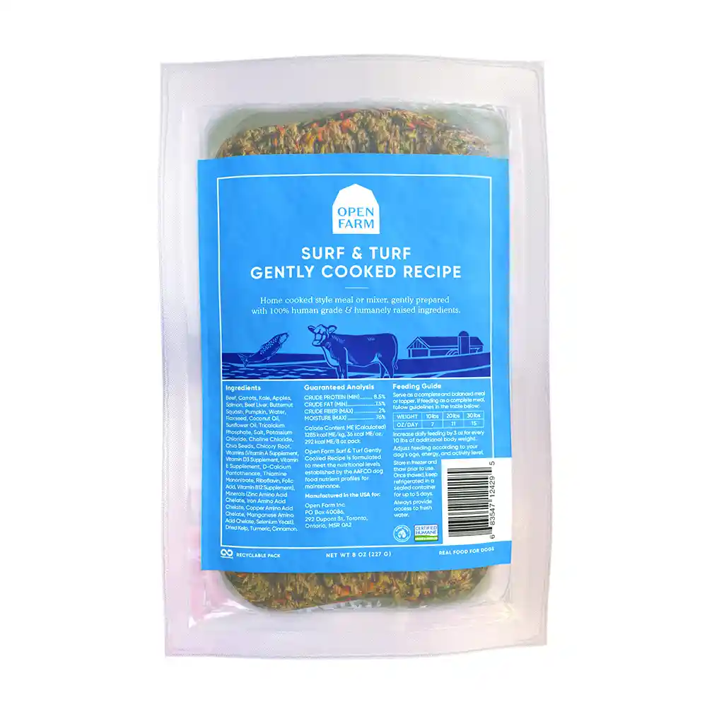 OF | Dog - Gently Cooked Surf Turf 8oz