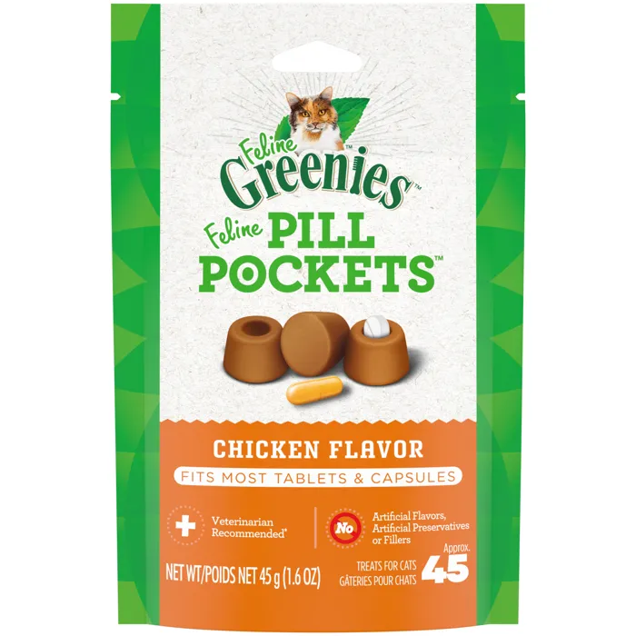 Greenies | Cat - Pill Pockets Chicken 1.6oz
