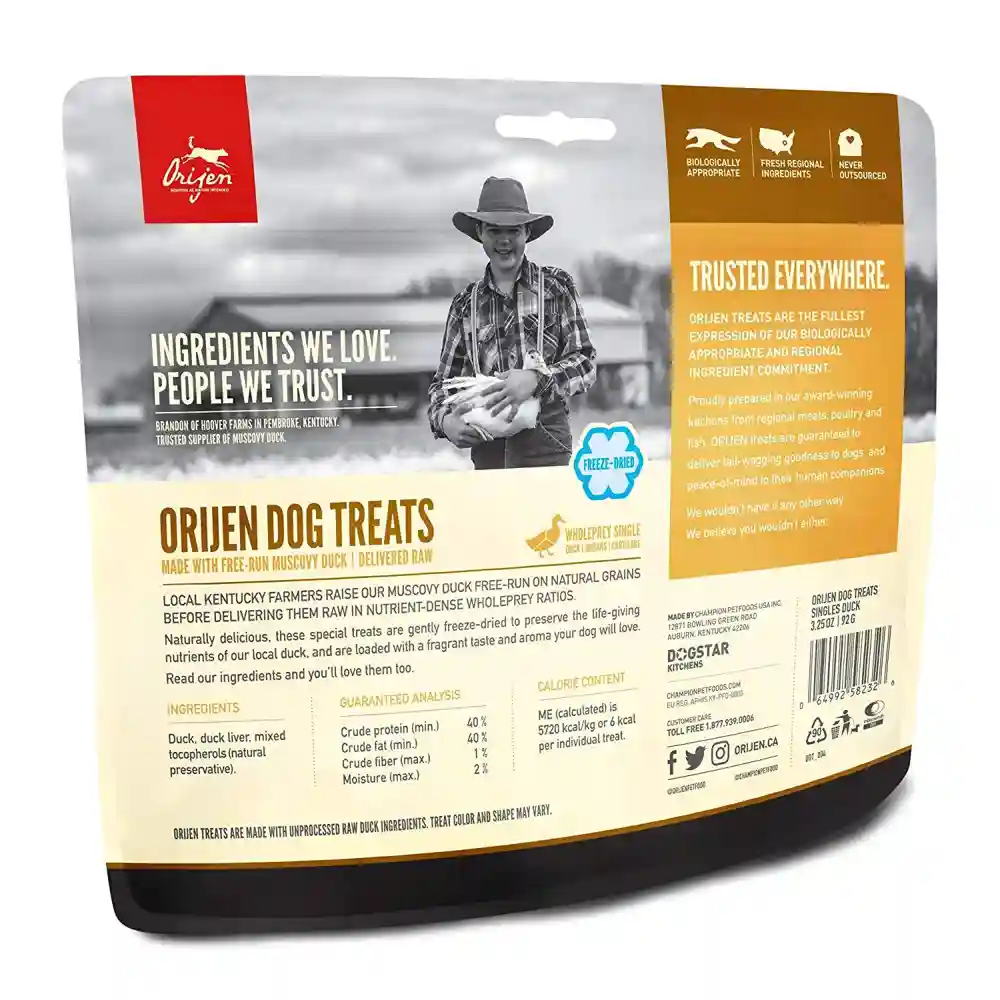 Orijen | Dog - FD Duck Treats 3.25-oz