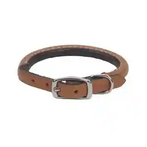 Circle T | Oak Tanned Leather Collar 3/8x14" Tan