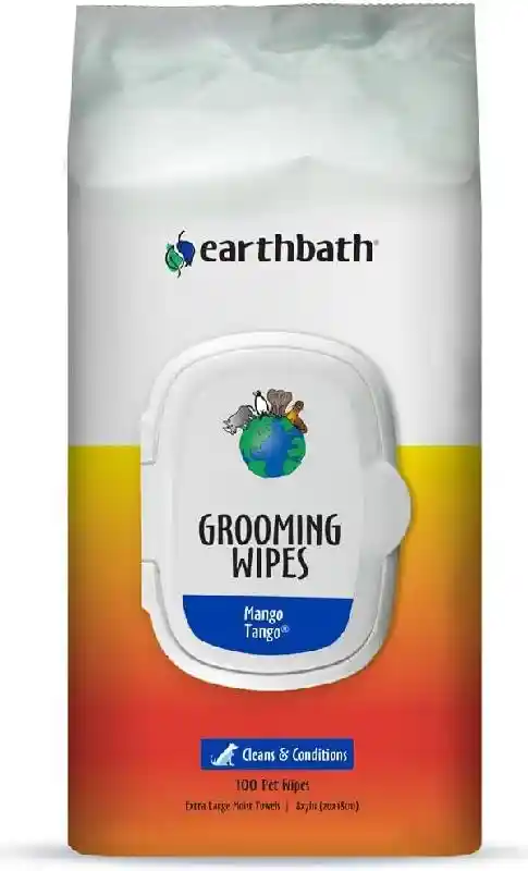 Earthbath | Mango Tango Grooming Wipes 100-ct