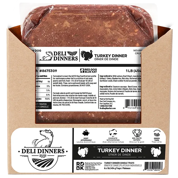 RDBK | Dog - Deli Trky Dinner for Dog 1-lb
