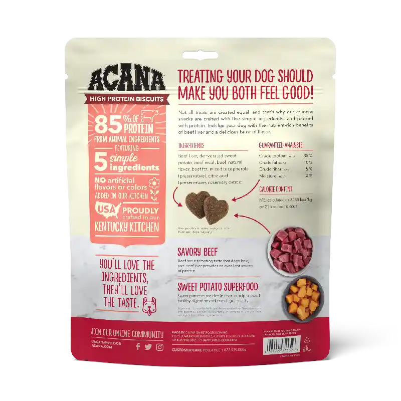 Acana | Crunchy Biscuits Beef Liver Large (DNO)