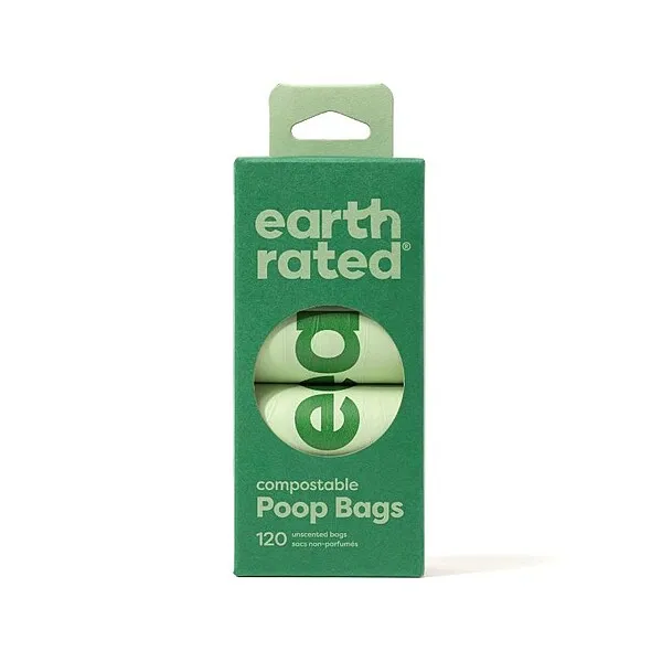 Earth Rated | Compostable Refills 8 Rolls 120 Bags