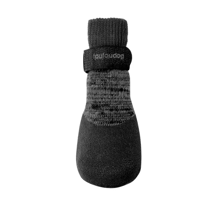 FouFou | Rubber Dipped Socks Blk Medium