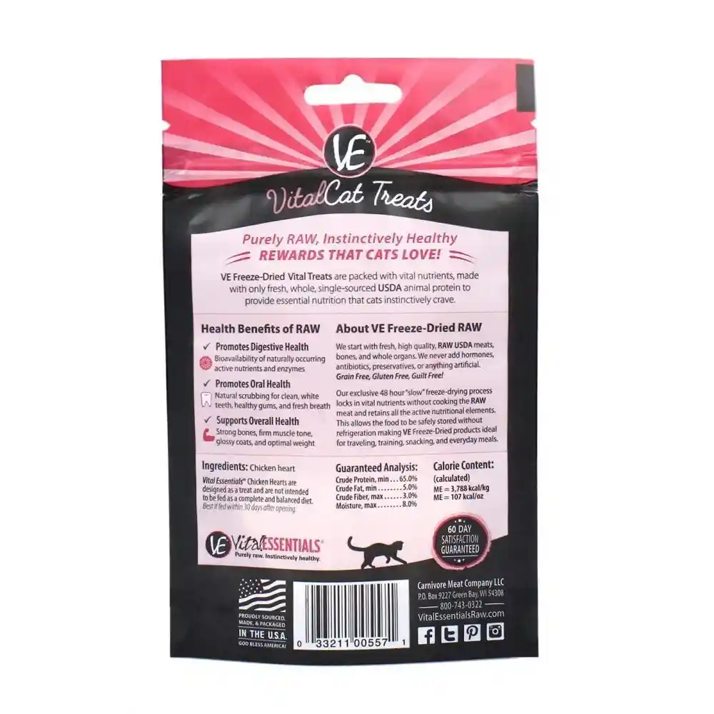 VE | Cat - FD Chicken Hearts 0.8-oz