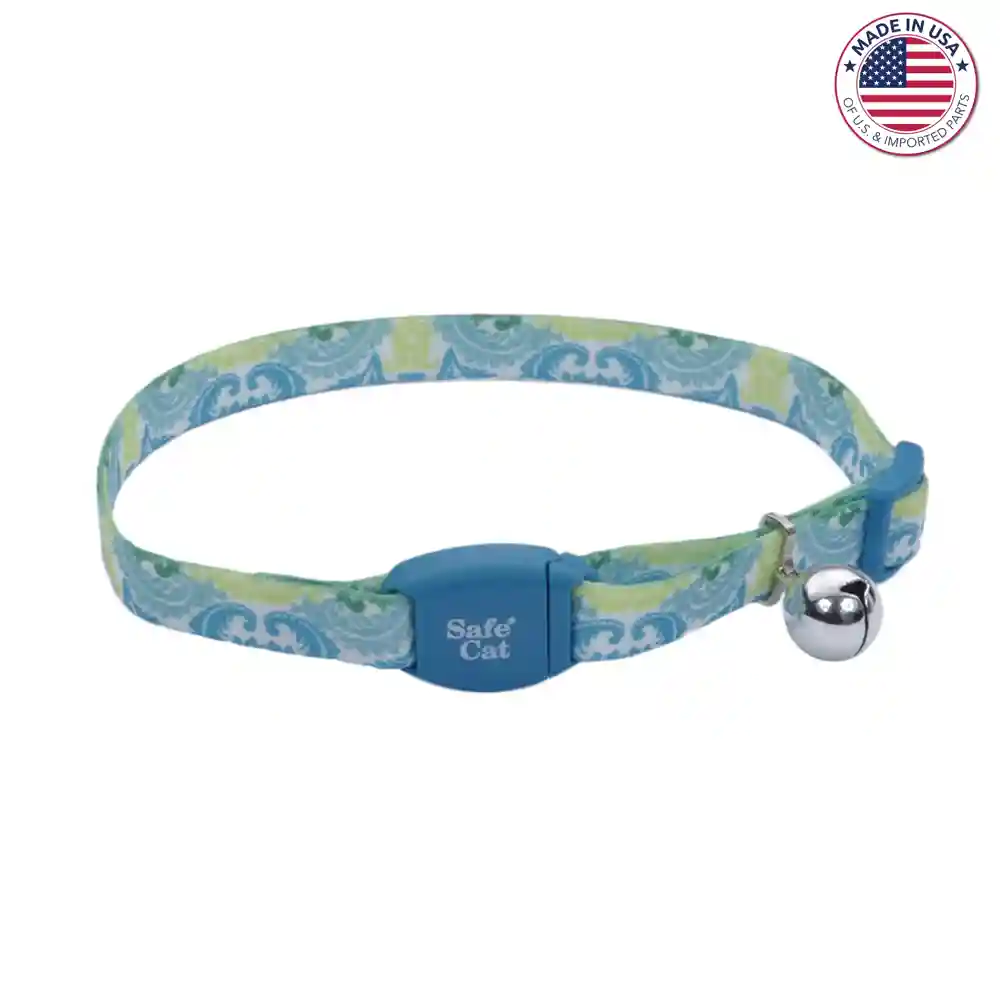 Safecat | Breakaway Collar Magnetic 12" TealPecock