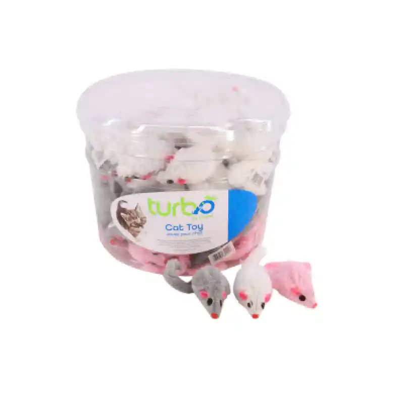 Coastal | Cat - Toy Furry Mice 4.25"