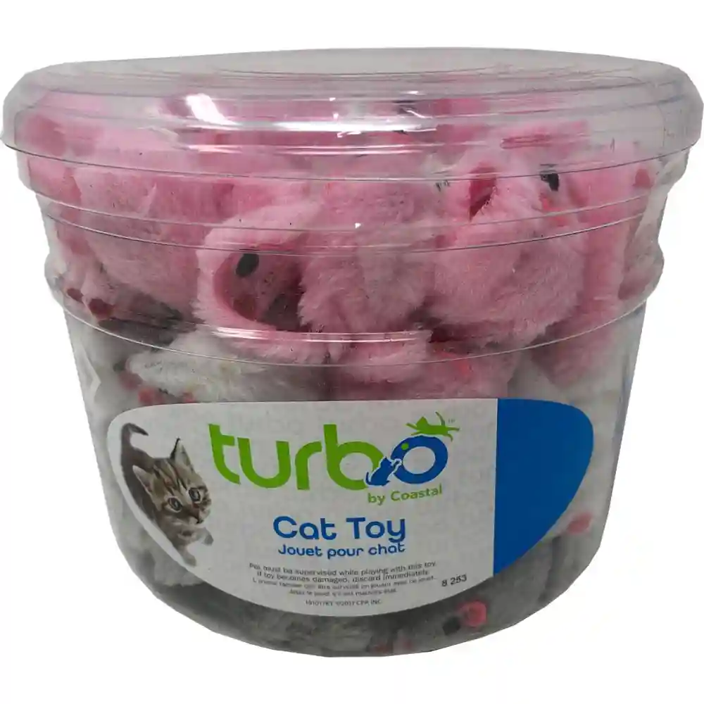 Coastal | Cat - Toy Furry Mice 4.25"
