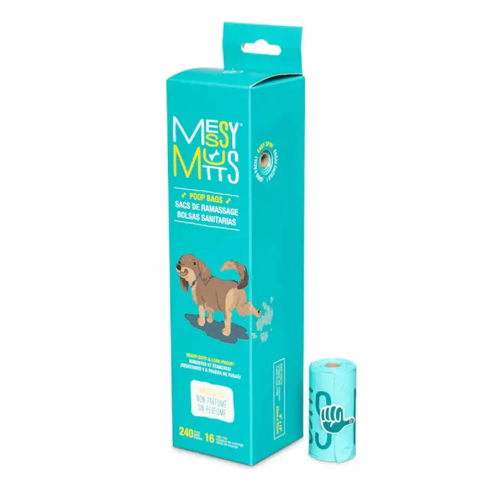 Messy Mutts | BioRecycle Poop Bag Refill 16 Pack
