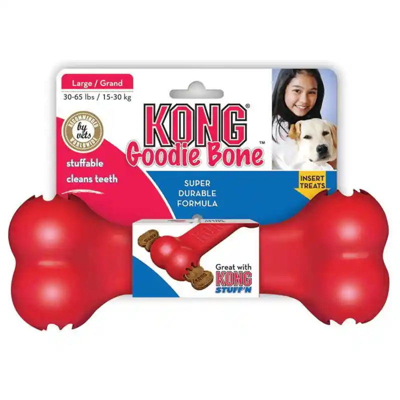 KONG | Goodie Bone Red Large