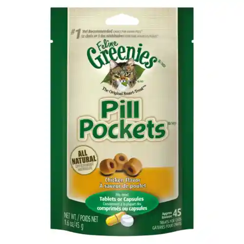 Greenies | Cat - Pill Pockets Chicken 1.6oz
