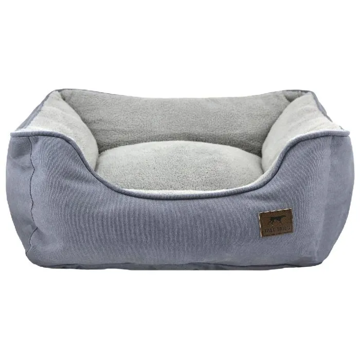 Tall Tails Bolster Bed Medium Charcoal