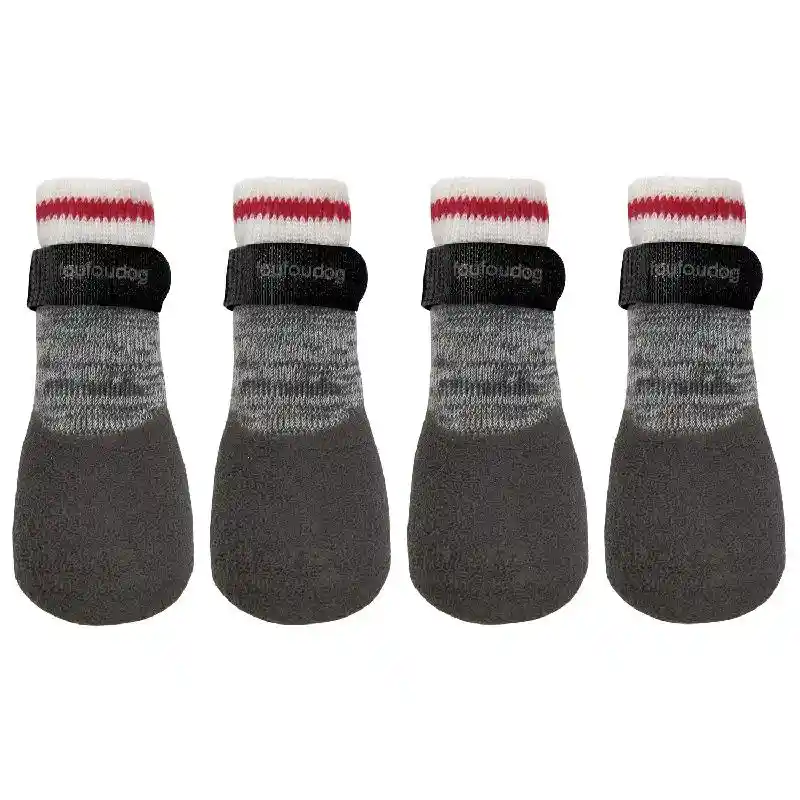 FouFou | Rubber Dipped Socks Charcoal Large
