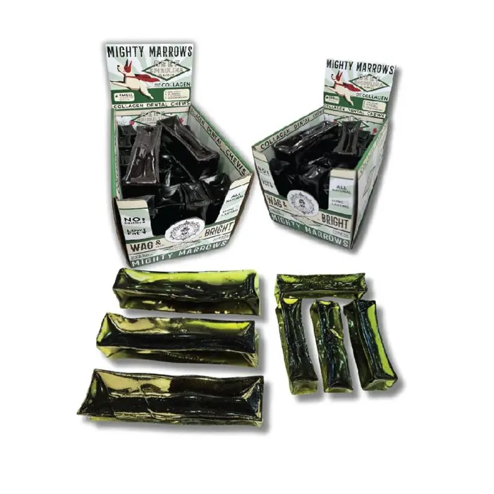 Wag & Bright | Dog Dental Chews Spirulina Beef S