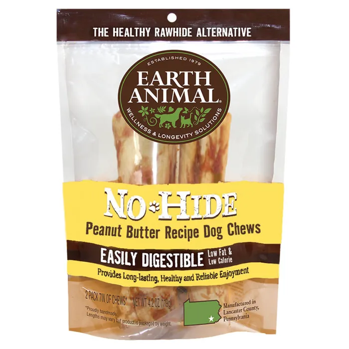 Earth Animal No Hide Peanut Butter Chews Medium 2
