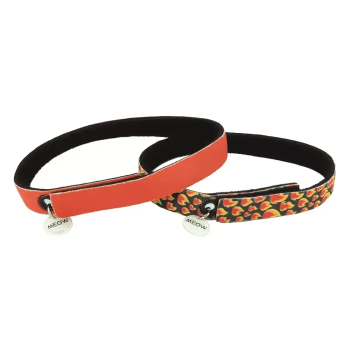 Elastacat Flexfit Cat Collar - Flames And Red