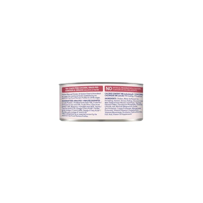Feline Natural | Cat - Chicken/Venison 24/3oz